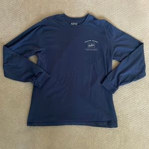 Katin Long Sleeve Tee Navy size Large